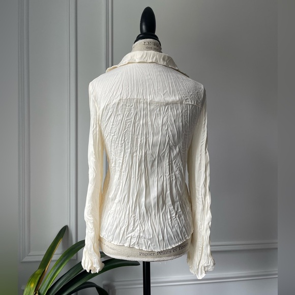 Zara wrinkled button down shirt - Picture 3 of 6